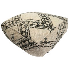 Moroccan Pouf Natural Floor Cushion Morocco Ottoman
