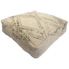 Moroccan Pouf Natural Floor Cushion Morocco Ottoman