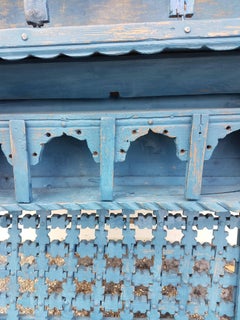 Moroccan Reclaimed Wood Wall Shelf, Diaz