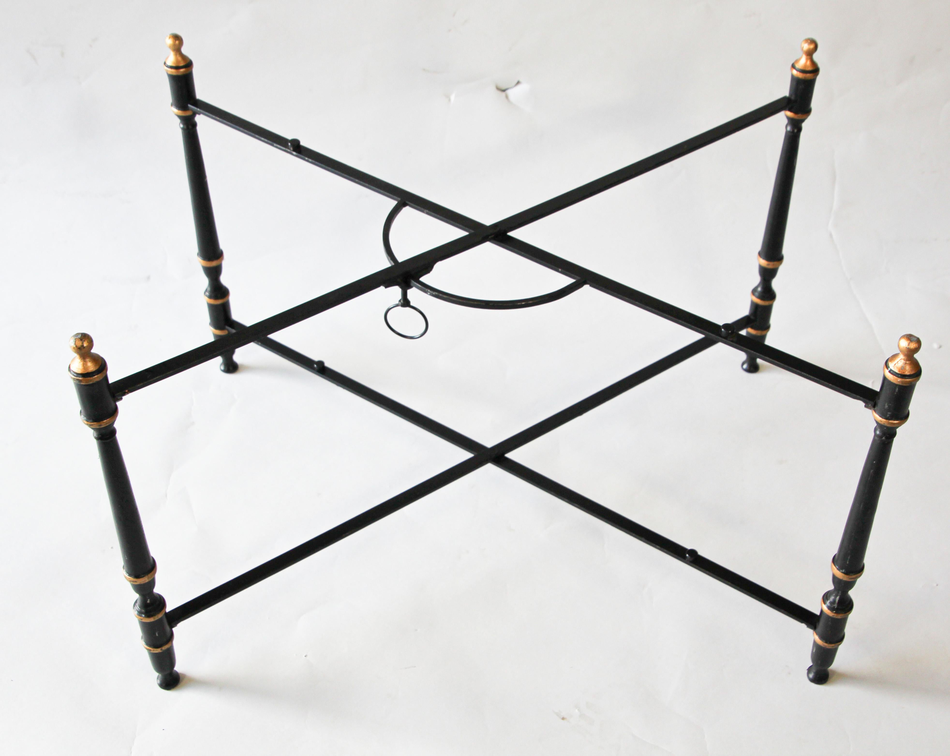 Metal Moorish Rectangular Brass Tray Coffee Table