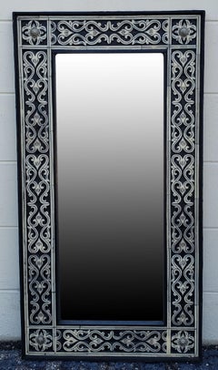 Moroccan Rectangular Camel Bone Mirror, Har 21