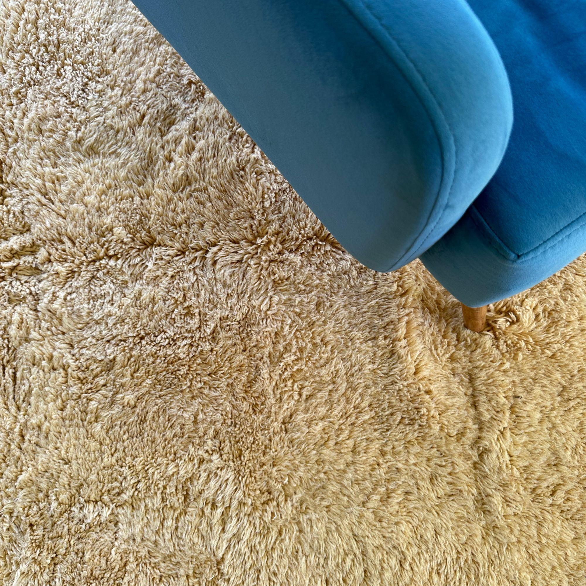 Alfombra Marroquí 12x15 FT Elegancia Etérea, Crema Inmaculada Anudado a mano en venta