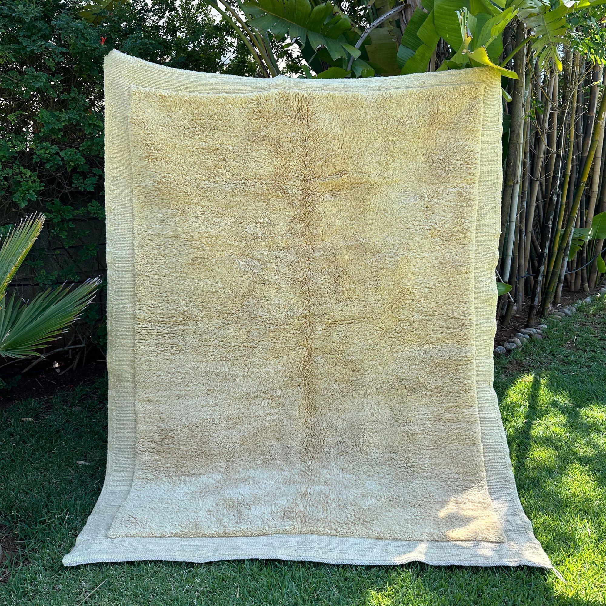 Alfombra Marroquí 12x15 FT Elegancia Etérea, Crema Inmaculada en venta 1