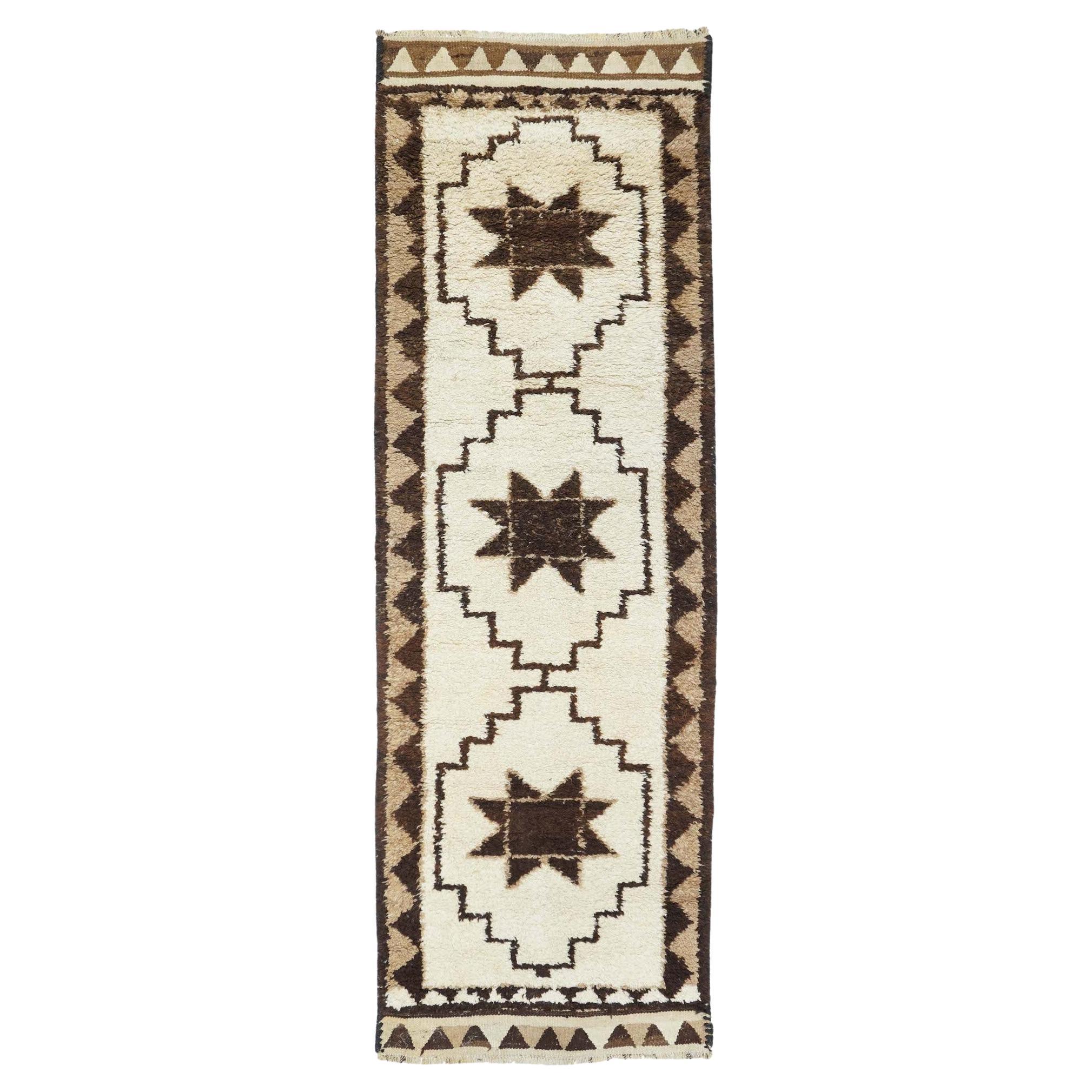 Vintage Moroccan Rug 3'1'' x 9'8''
