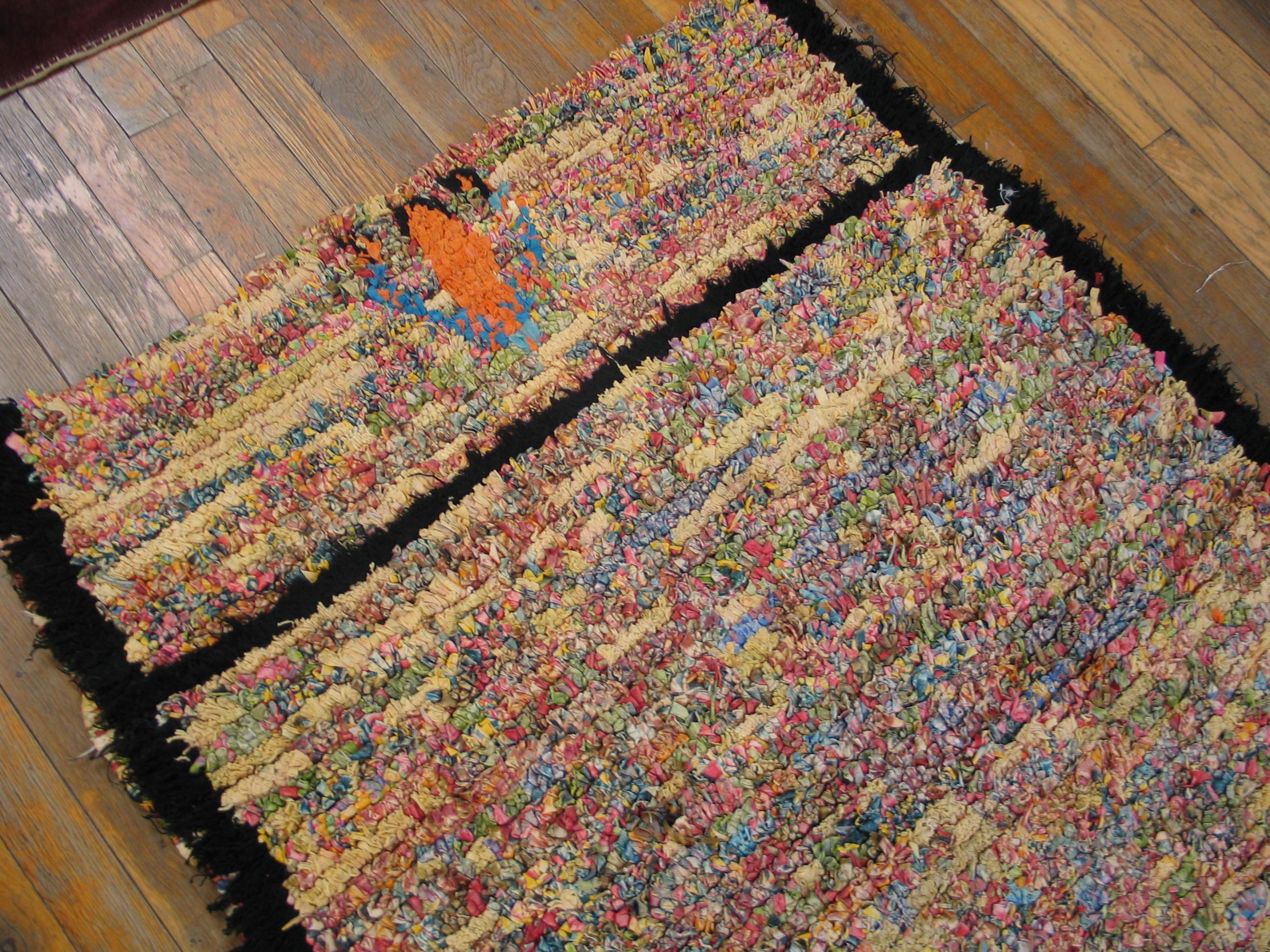 Hand-Knotted Moroccan Rug For Sale