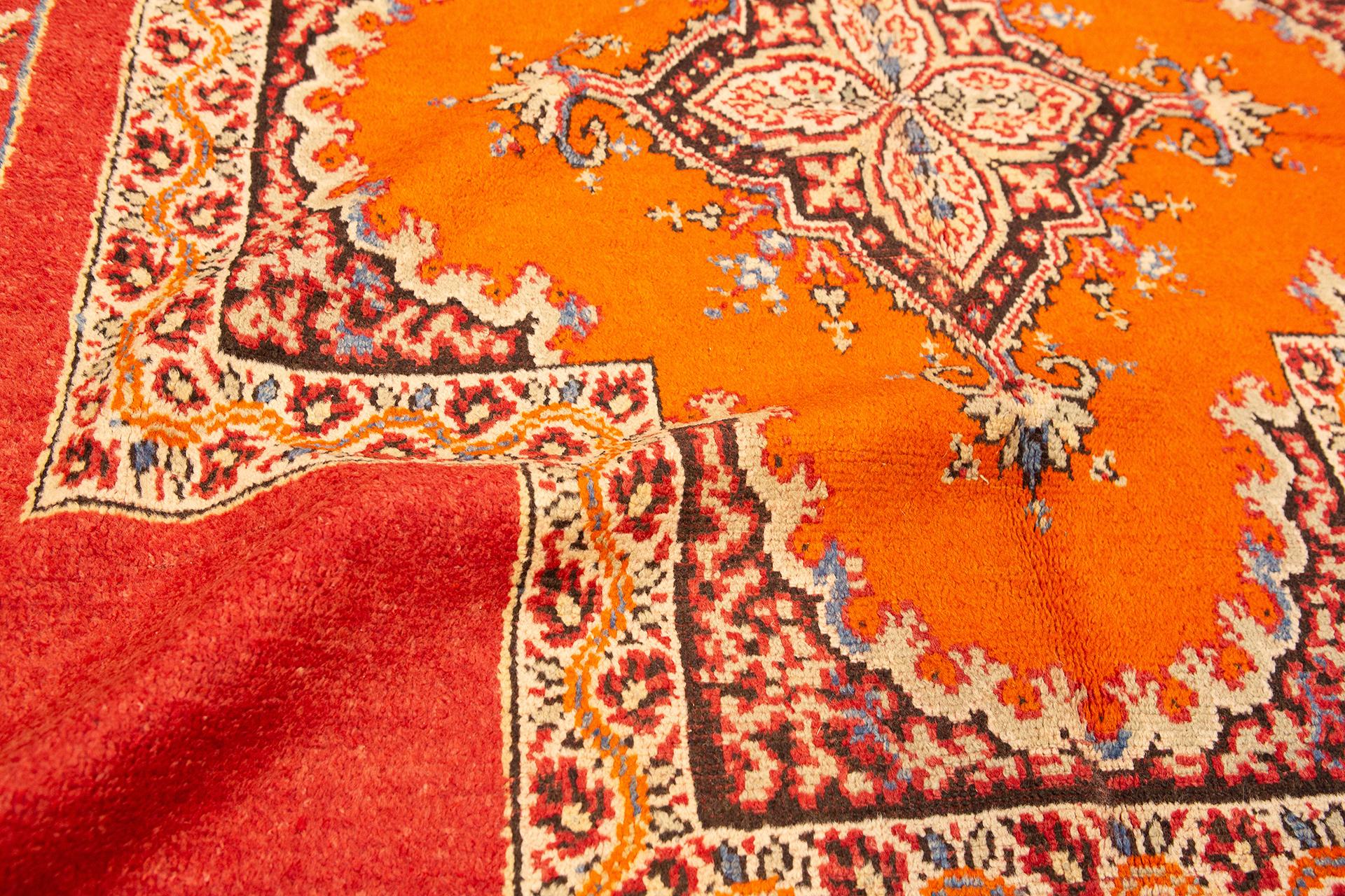 Moroccan Rug Extra Long Multi-Color For Sale 5