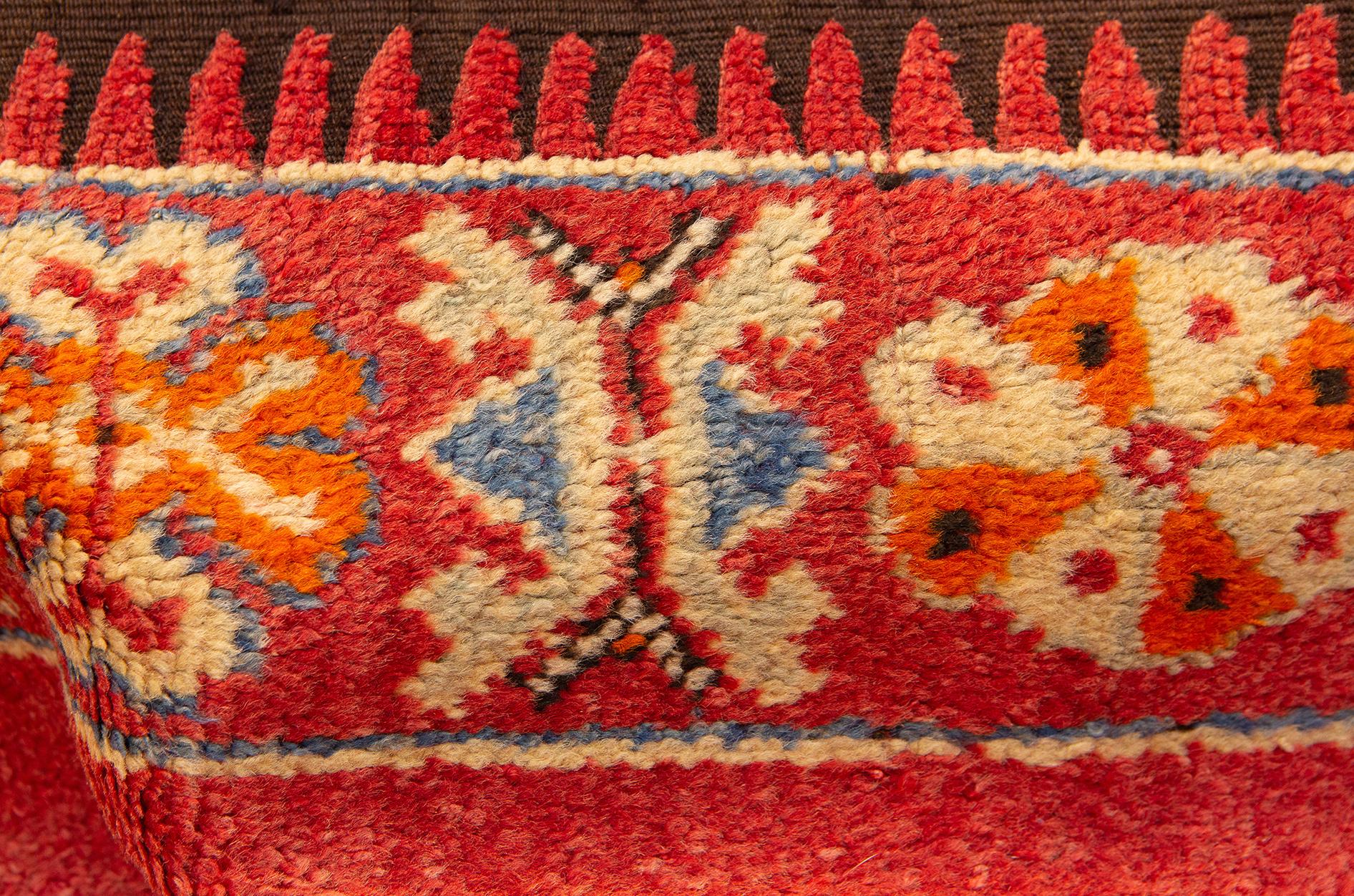 Moroccan Rug Extra Long Multi-Color For Sale 3