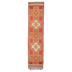 Antique Moroccan Rug Extra Long Multi-Color
