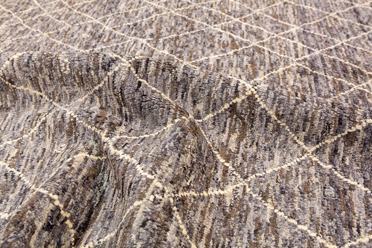 Marokkanischer Teppich Handcrafted Echte Wolle im Angebot 2