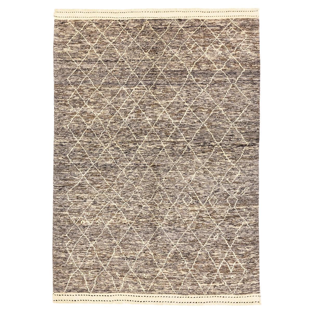 Marokkanischer Teppich Handcrafted Echte Wolle