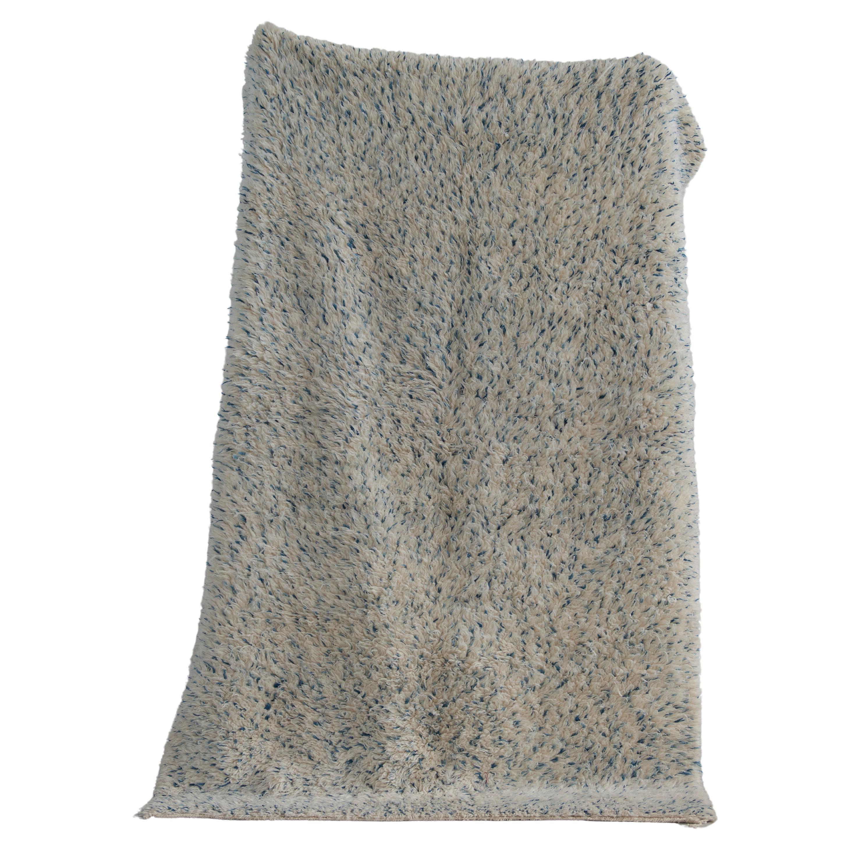 Moroccan rug handmade 100% wool For Sale