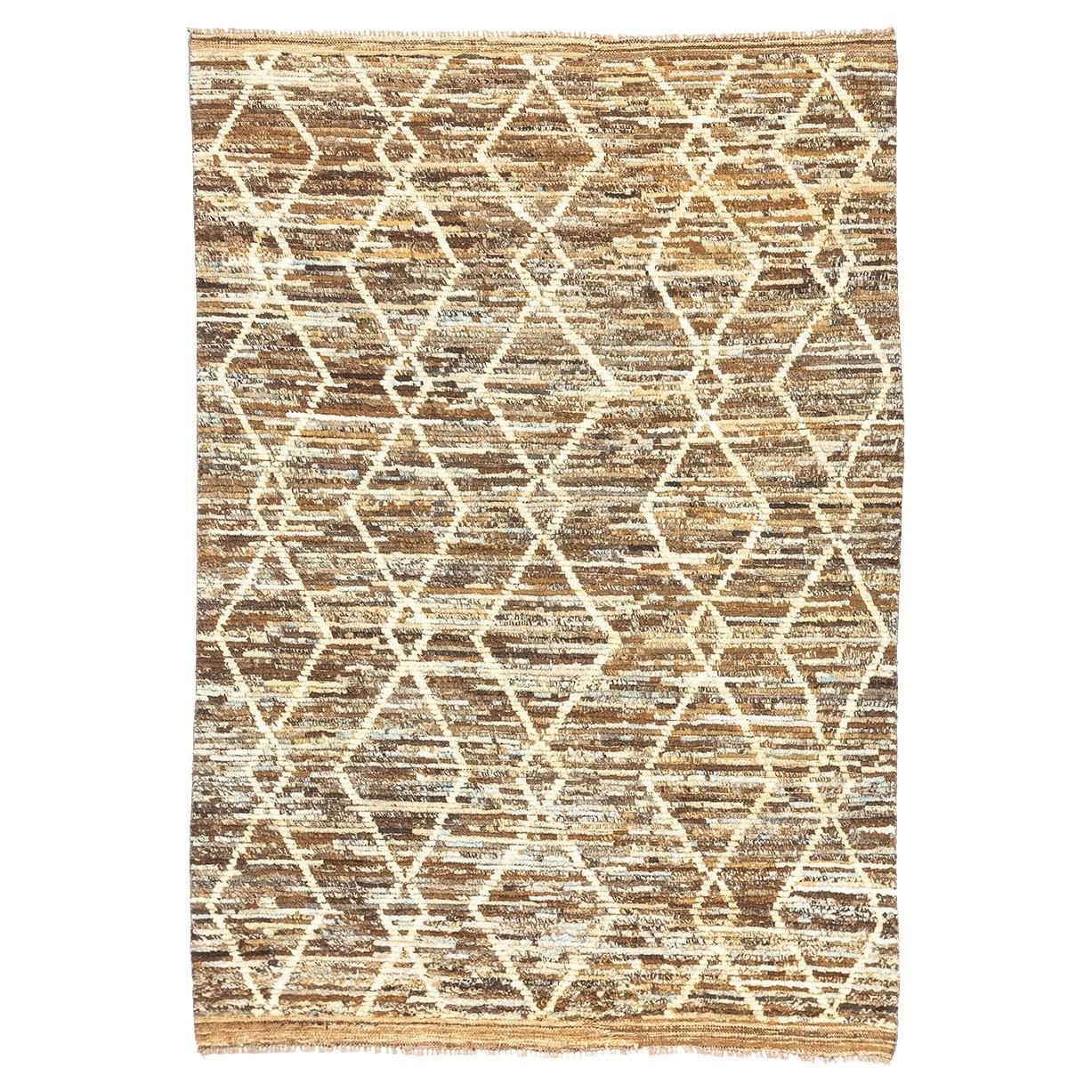 Marokkanischer Teppich Handgefertigt Echte Vollwolle