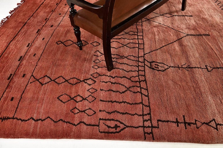 Moroccan Rug Middle Atlas Tribe Atlas Collection For Sale at 1stDibs
