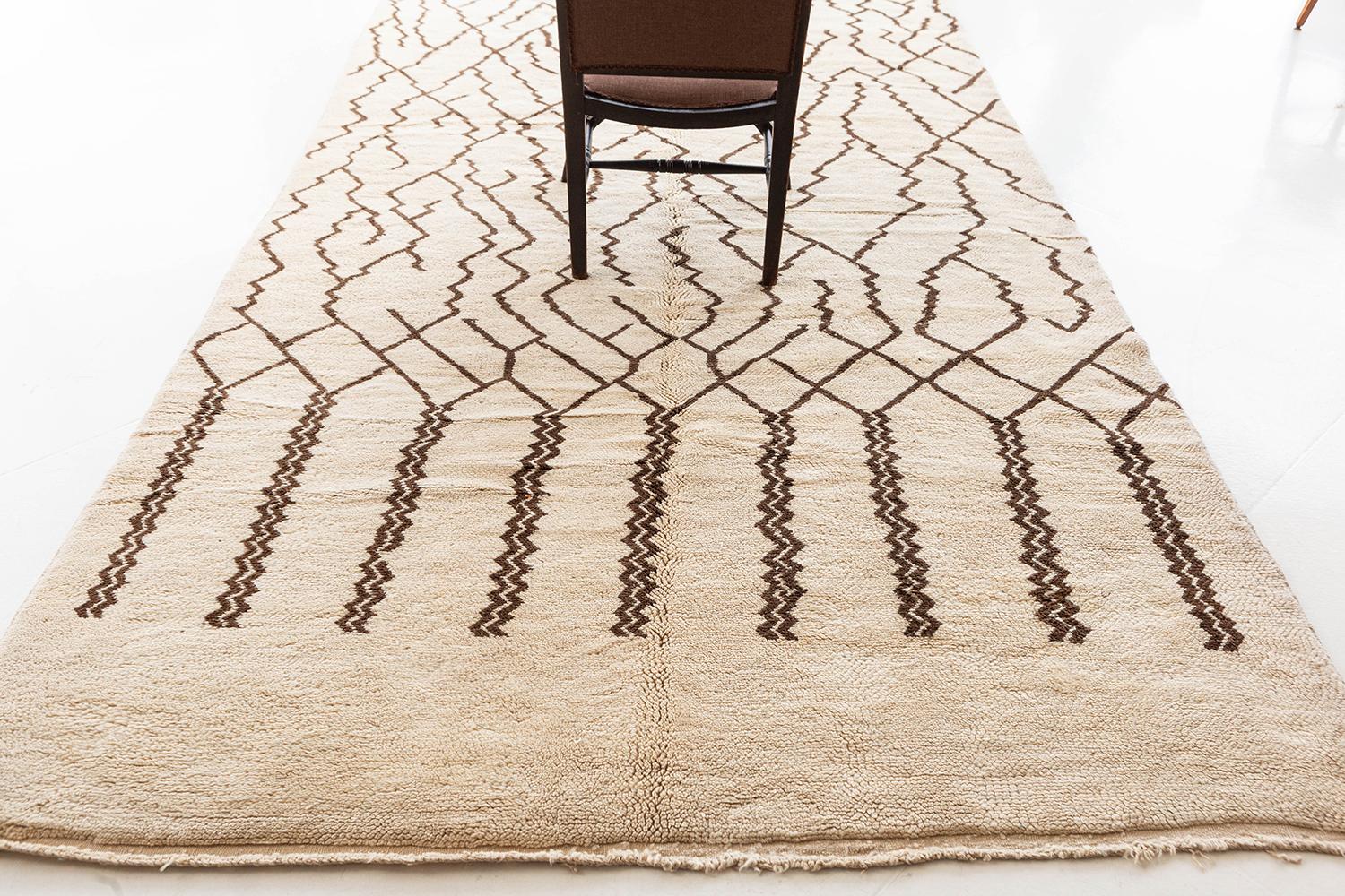 Hand-Knotted Moroccan Rug Middle Atlas Tribe Atlas Collection