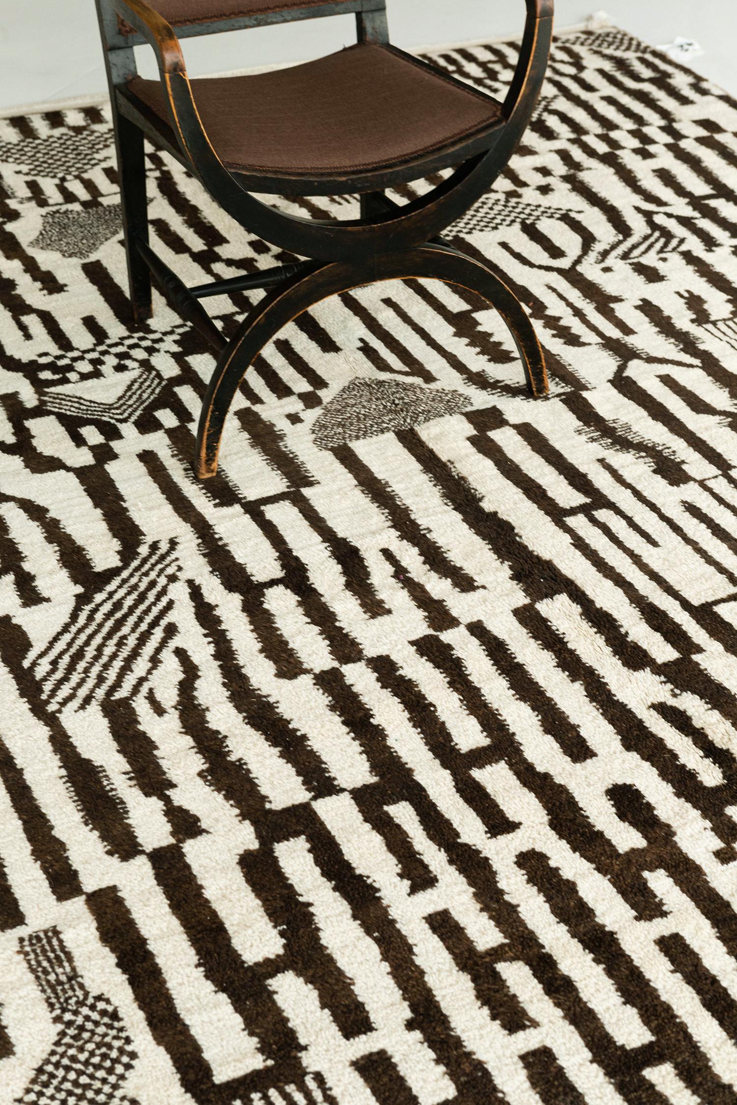 Marokkanischer marokkanischer Teppich aus der Atlas-Kollektion des Stammes Atlas (Stammeskunst) im Angebot