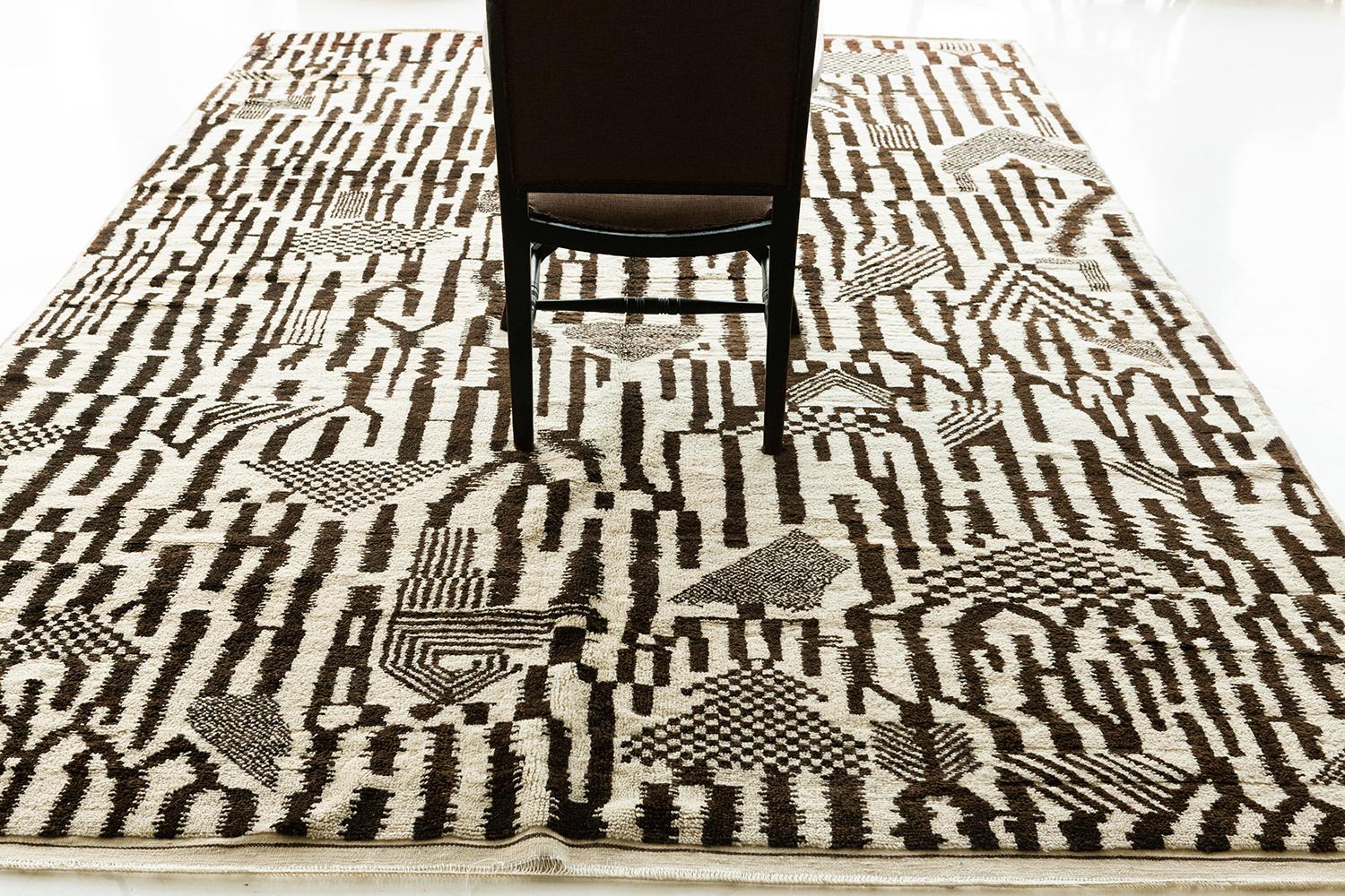 Marokkanischer marokkanischer Teppich aus der Atlas-Kollektion des Stammes Atlas im Zustand „Gut“ im Angebot in WEST HOLLYWOOD, CA