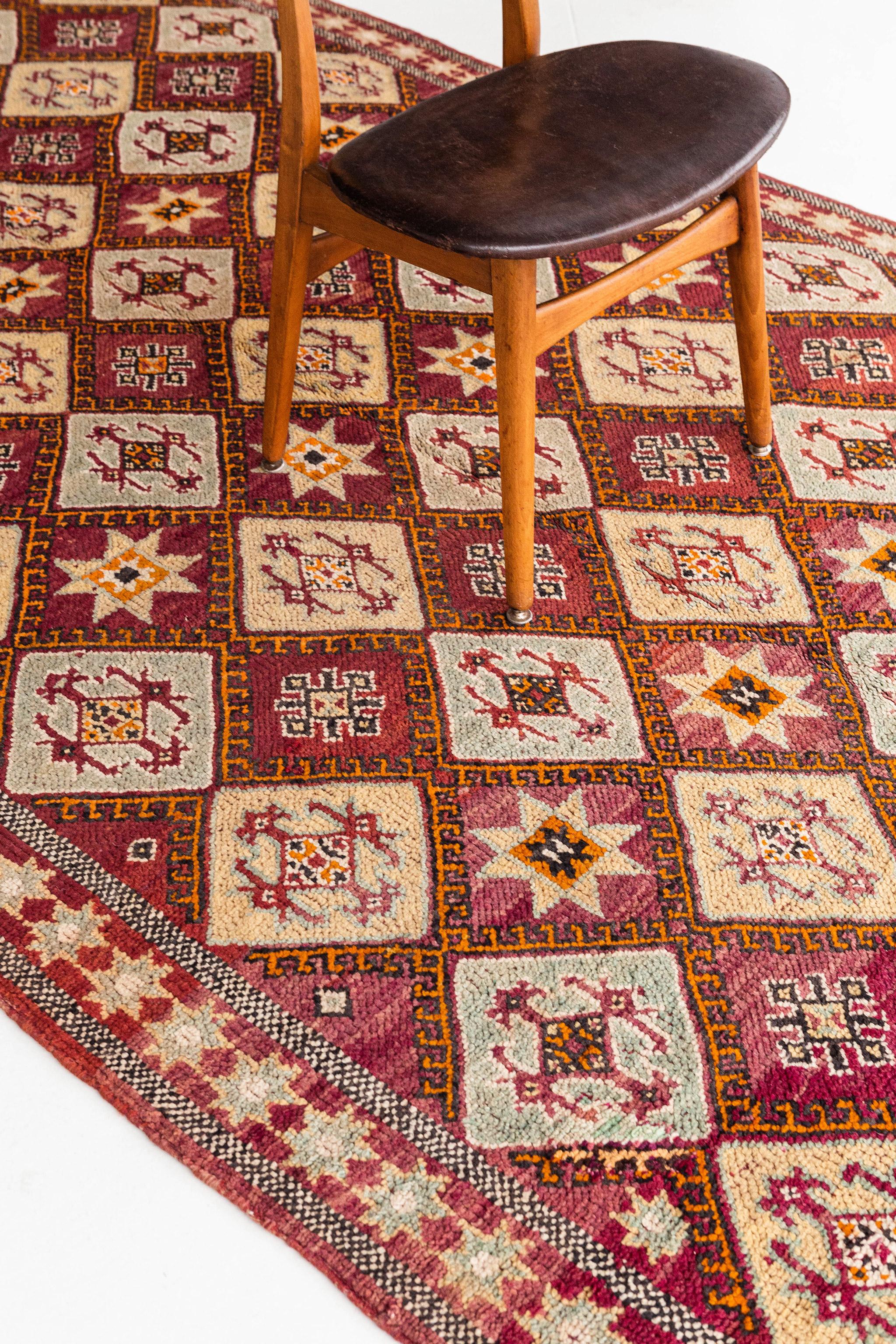 Marokkanischer Teppich aus der Atlas-Kollektion Middle Atlas Tribe (Wolle) im Angebot