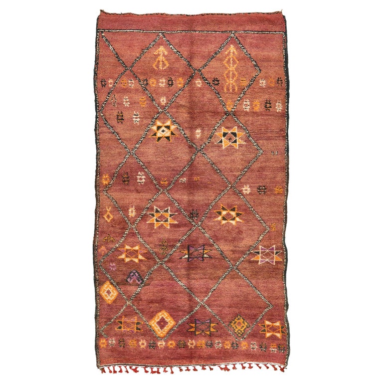 Moroccan Rug Middle Atlas Tribe Atlas Collection For Sale at 1stDibs