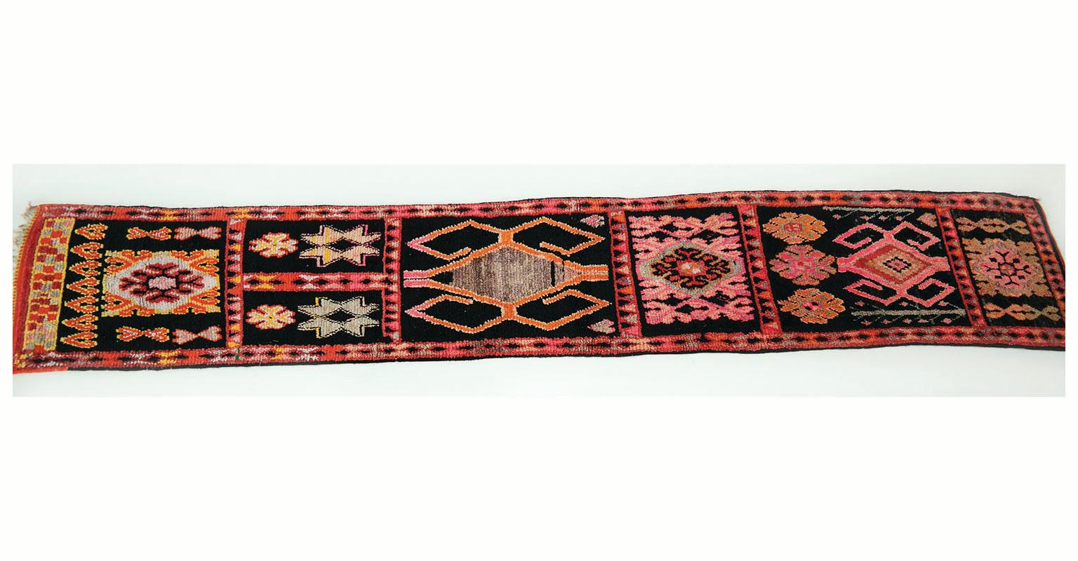 Bohemian Moroccan Runner Rug, Carpet Runner, Very Long Vintage Runner Rug
