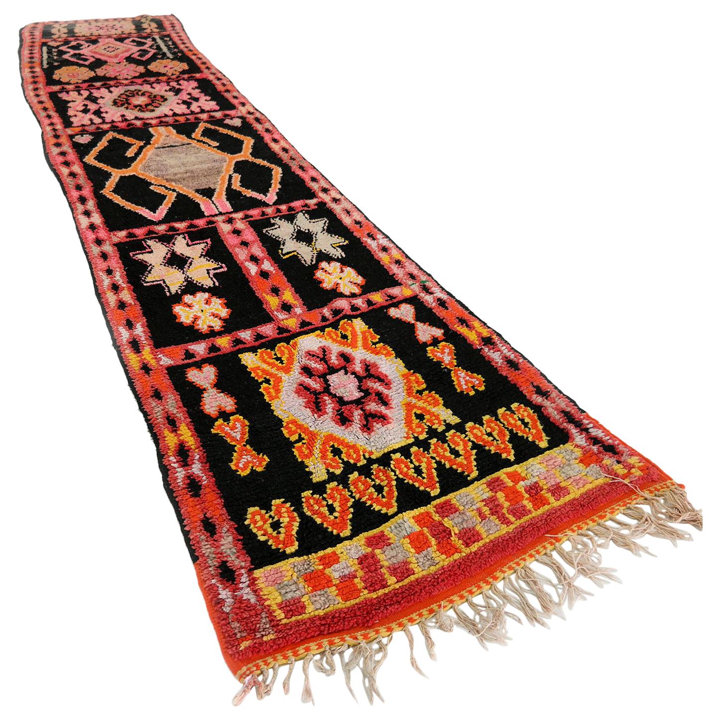 Moroccan Runner Rug, Carpet Runner, Very Long Vintage Runner Rug