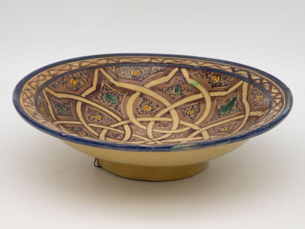 Ceramic Moroccan Serving Bowl