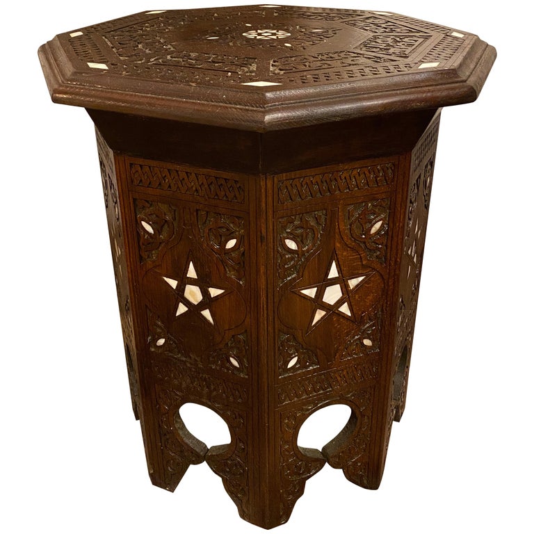 Moroccan Side Table at 1stDibs