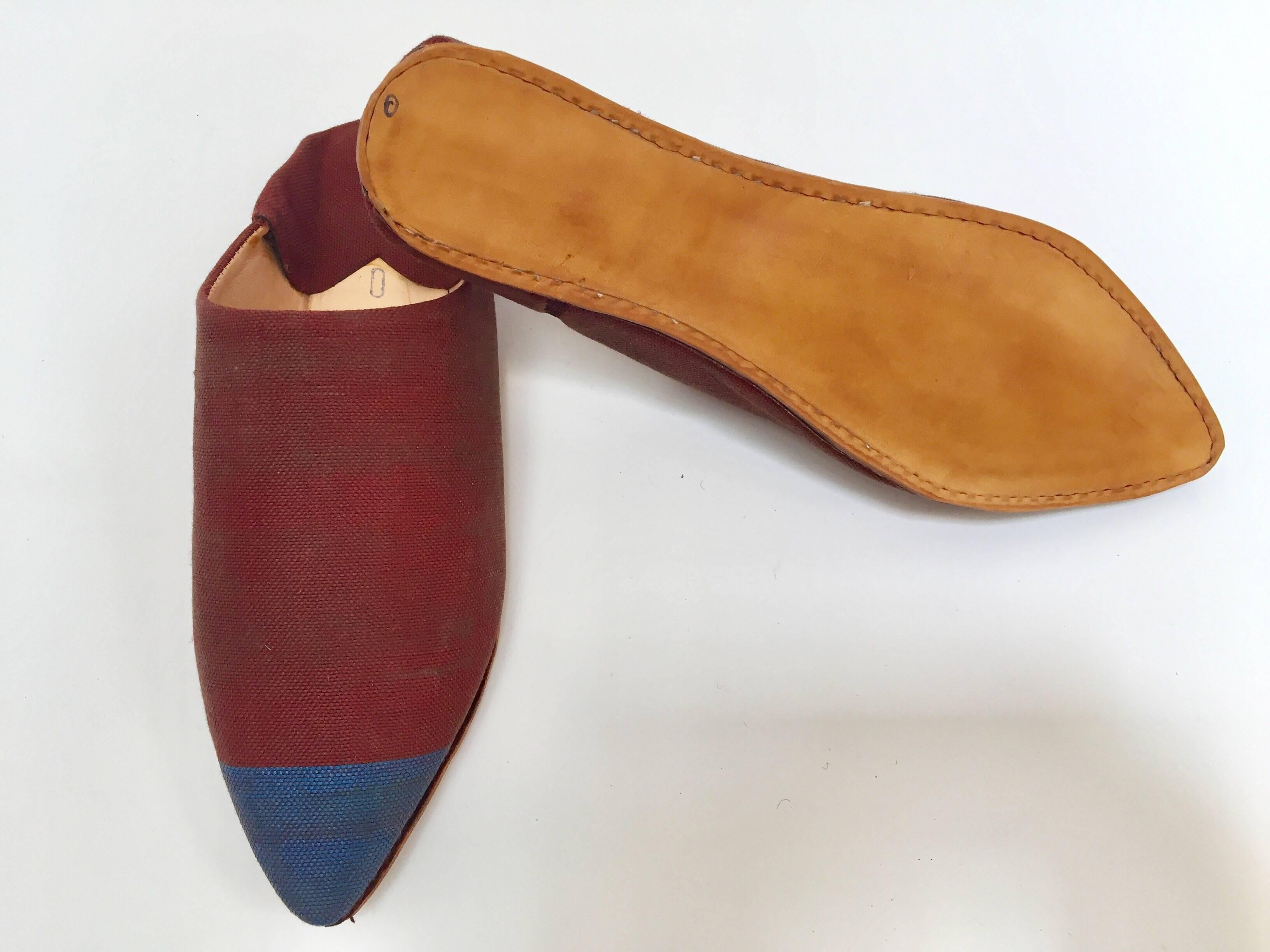 Moroccan Silk Slippers For Sale 5