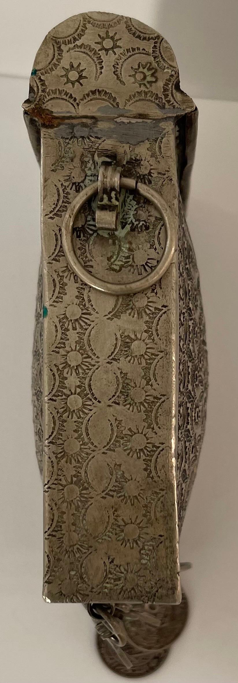 Moroccan Silver Metal Coin Purse 1