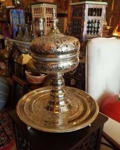 Moroccan Silver Plated Incence Burner, Casablanca