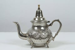 Moroccan Silver Plated Tea Pot