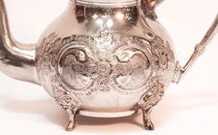 Moroccan Silver Plated Tea Pot