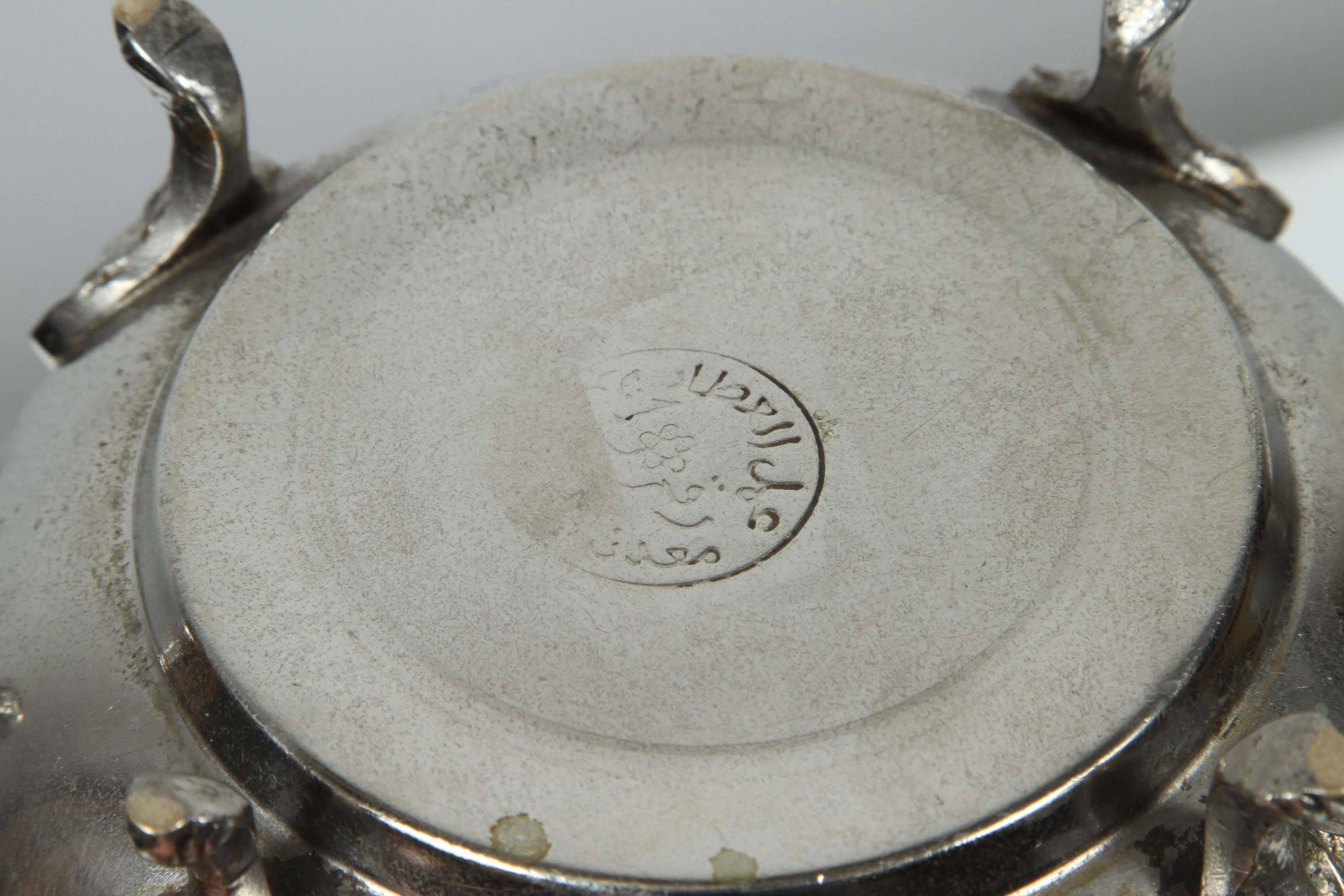Moroccan Silver Plated Tea Pot 1