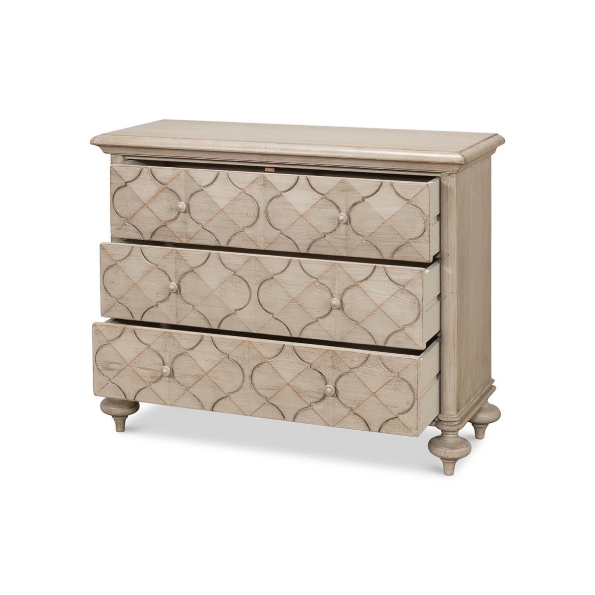 Moresco Cassettiera Moroccan Stone Grey in vendita