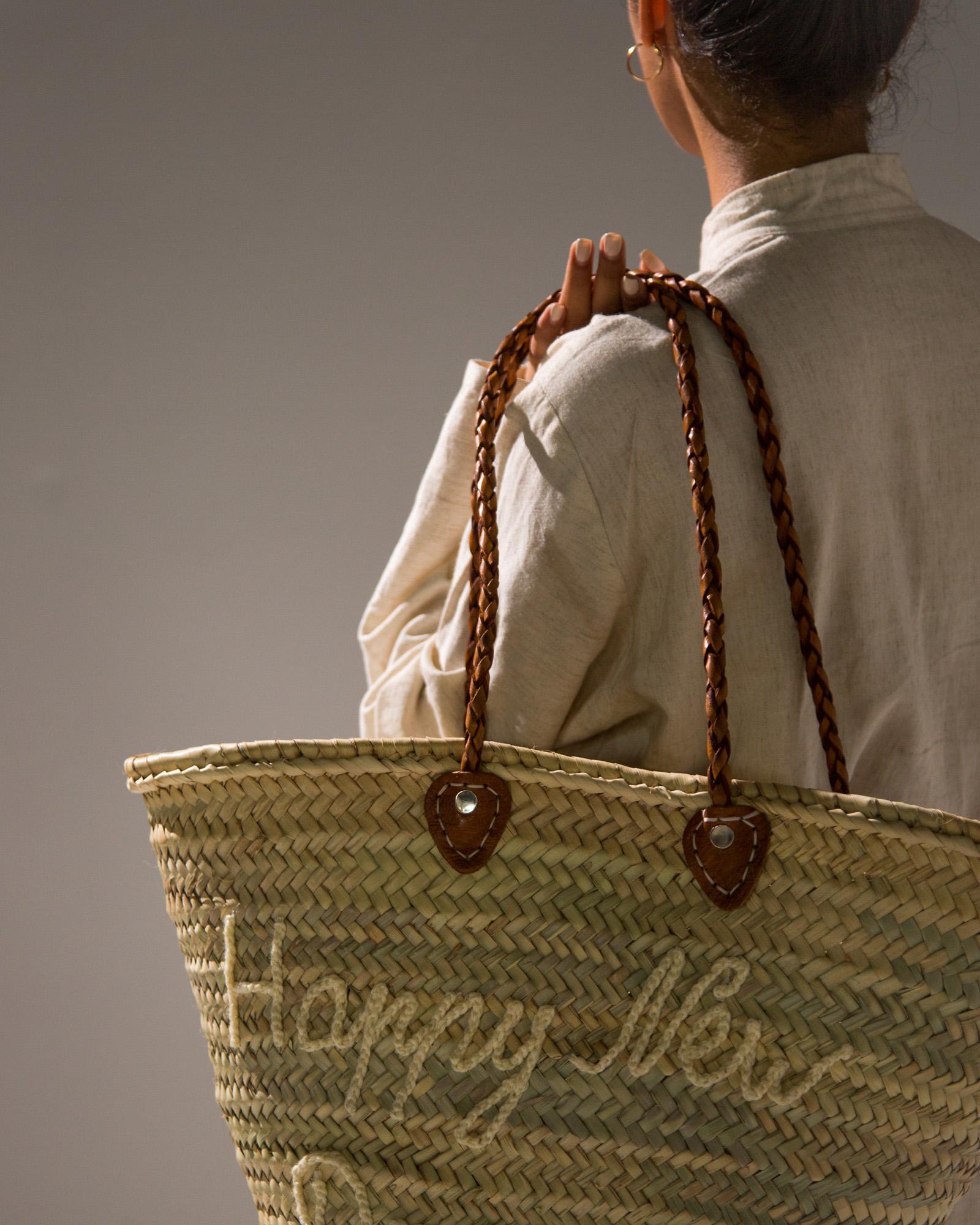 Happy Straw Bag main image 1