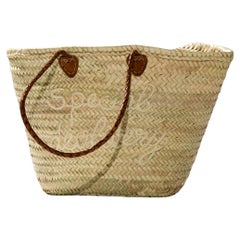 Moroccan Straw "Special Delivery" Tote Bag