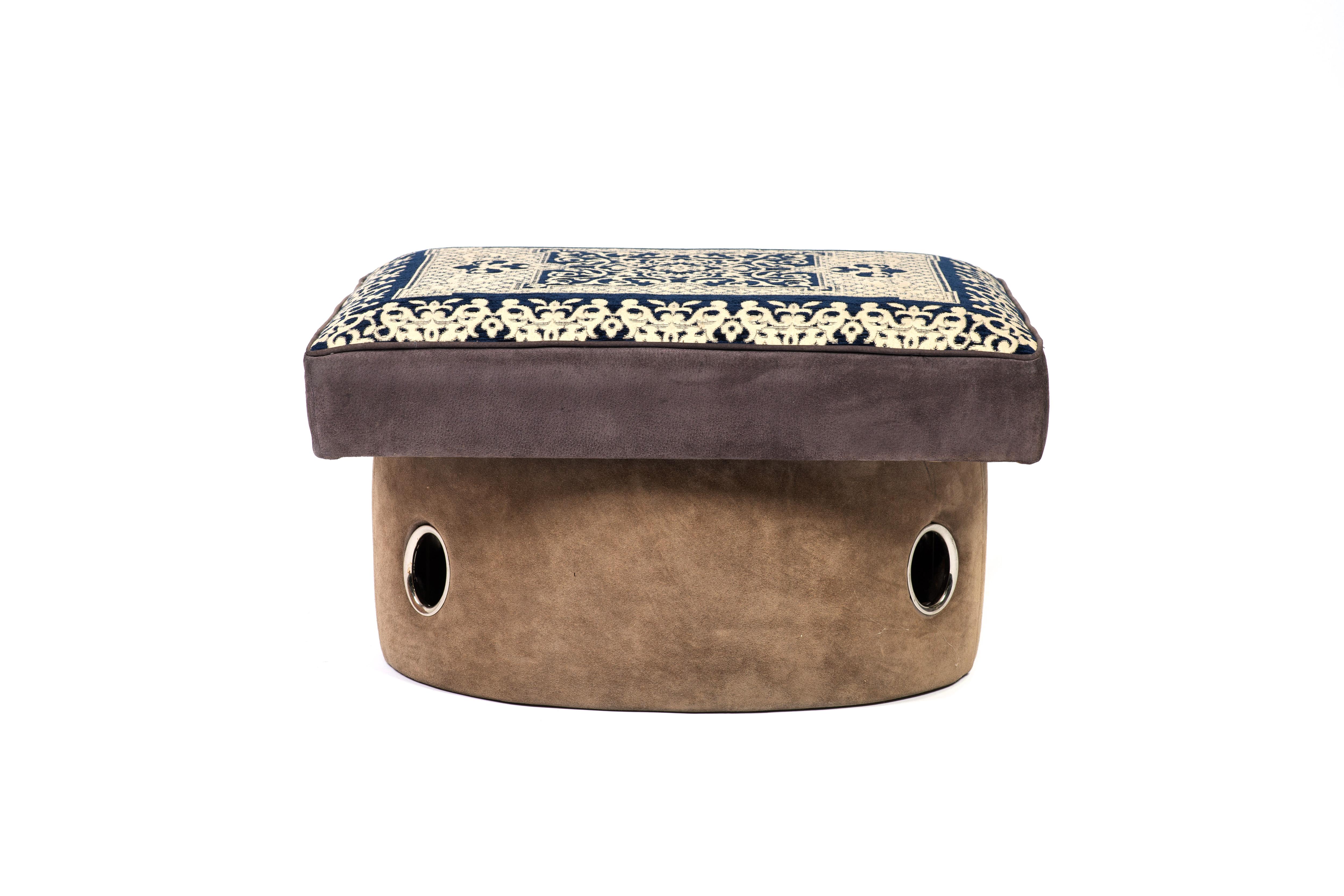 Tessuto Chaise in stile marocchino con ottomani di Mauri Telerma in vendita