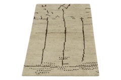 Rug & Kilim's Moroccan Style Contemporary Rug in Beige & Brown