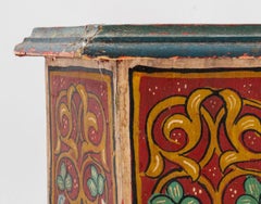 Moroccan Style Diminutive Painted Hexagonal Table