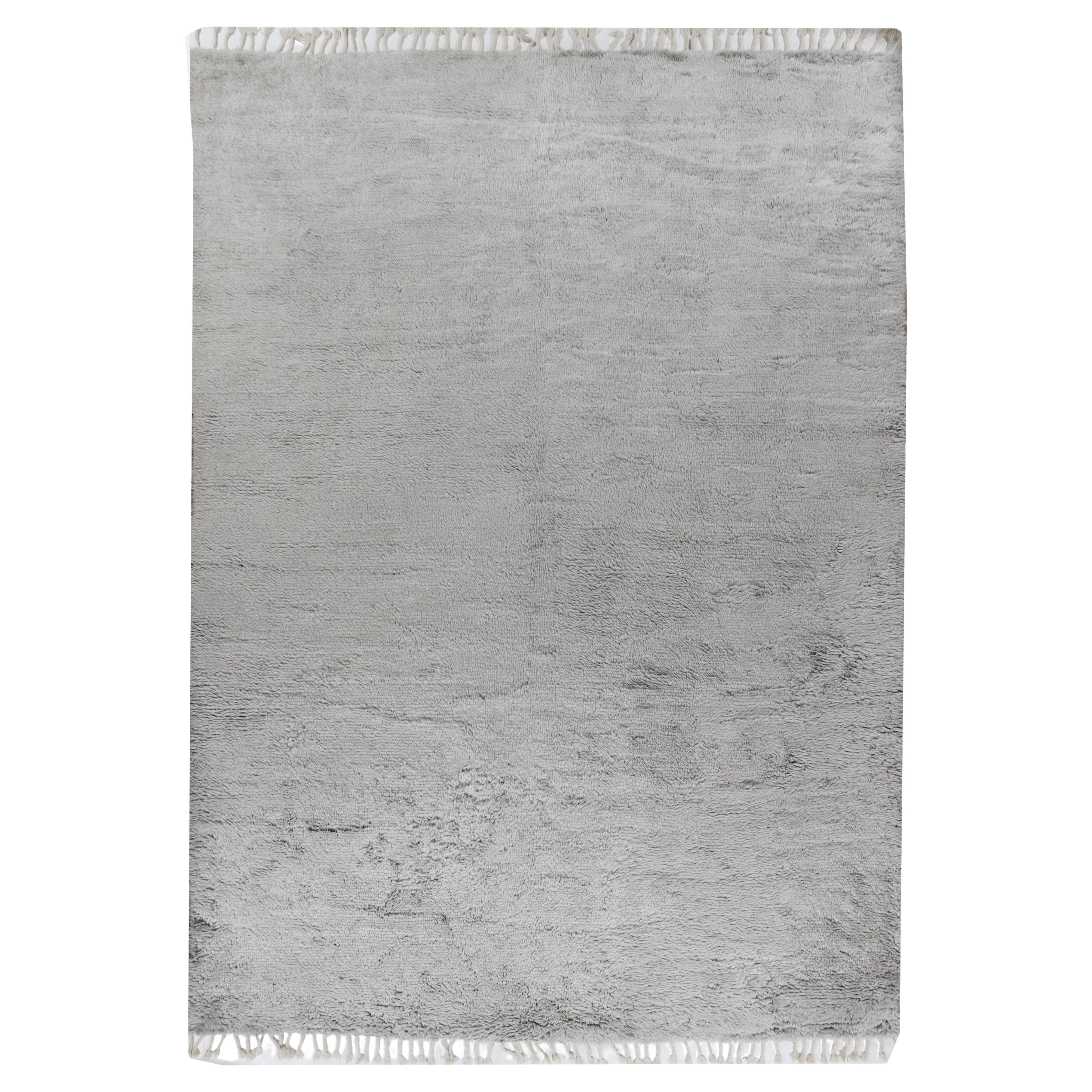 Moroccan Style Fluffy Collection Rug Solid Aqua 10
1 x 13
11 For Sale