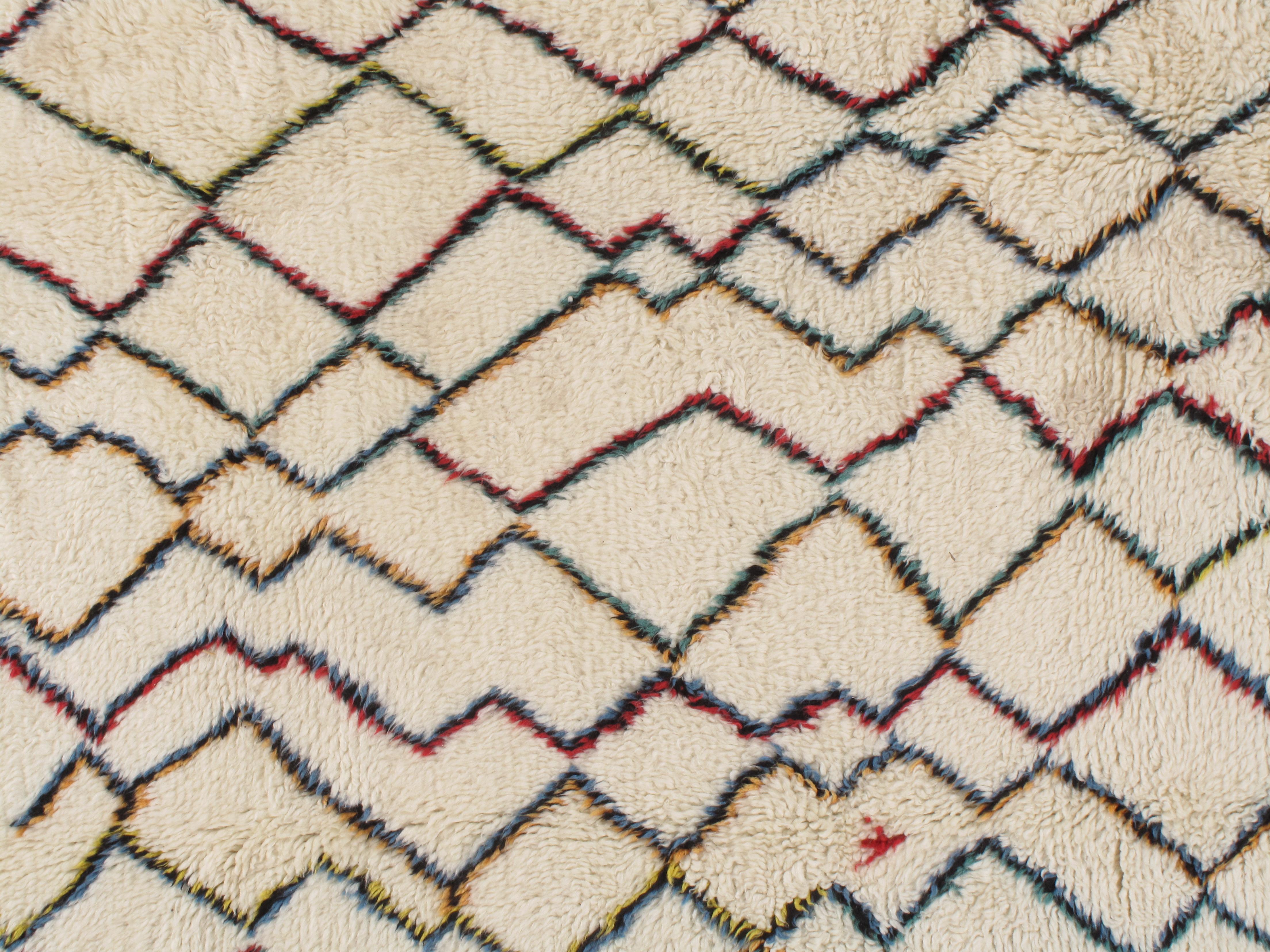 Alfombra mullida estilo marroquí  8'8 x 9'10 Siglo XXI y contemporáneo en venta