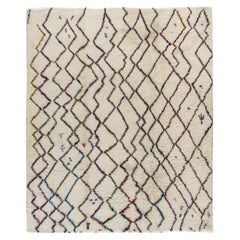 Marokkanischer fließender Teppich im marokkanischen Stil  8'8 x 9'10 Zoll
