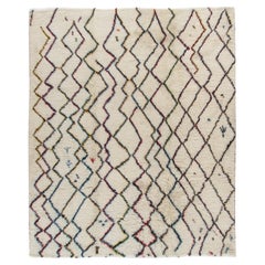 Moroccan Style Fluffy Rug  8'8 x 9'10
