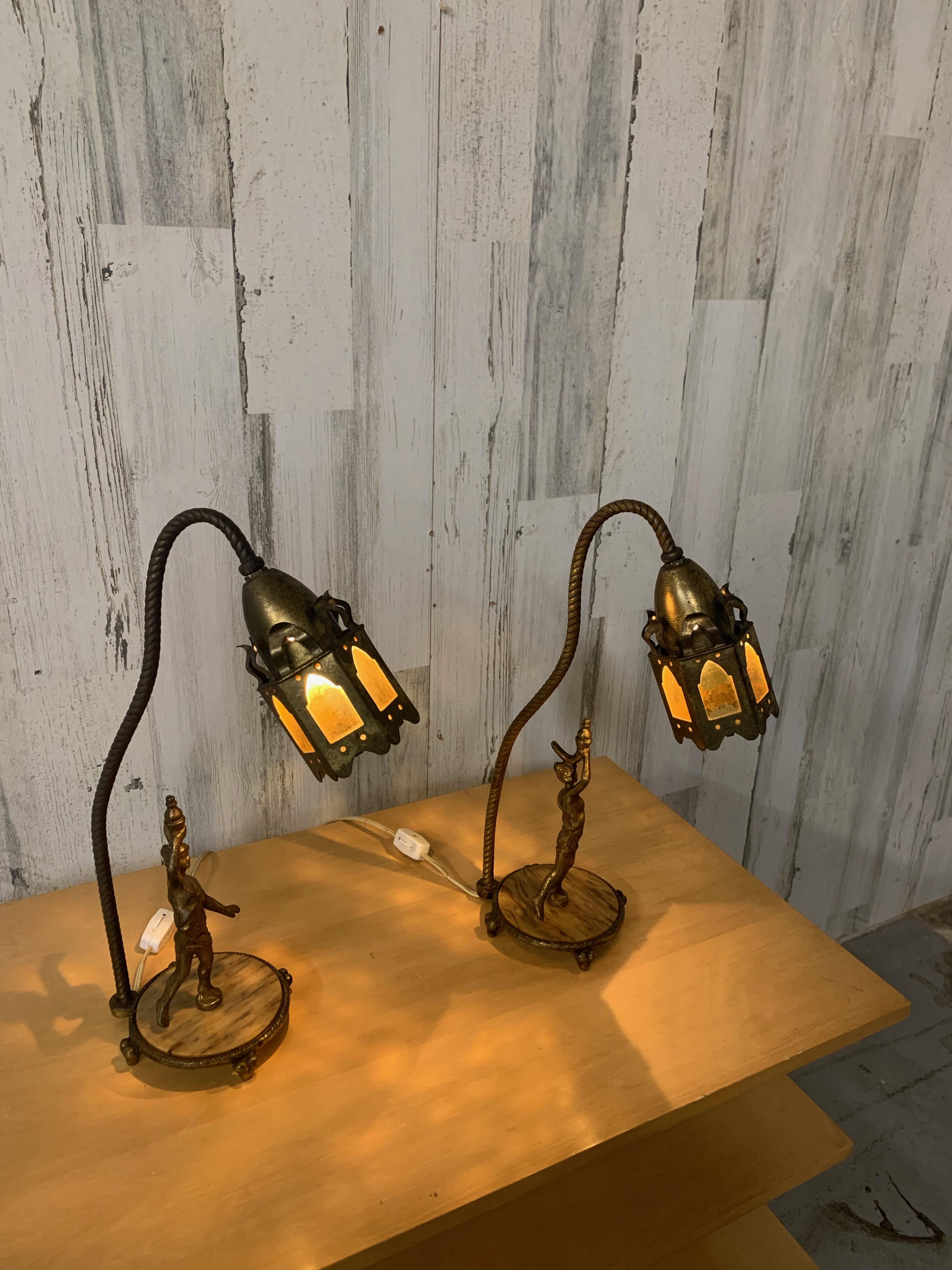 American Moroccan style Lantern Lamps  For Sale