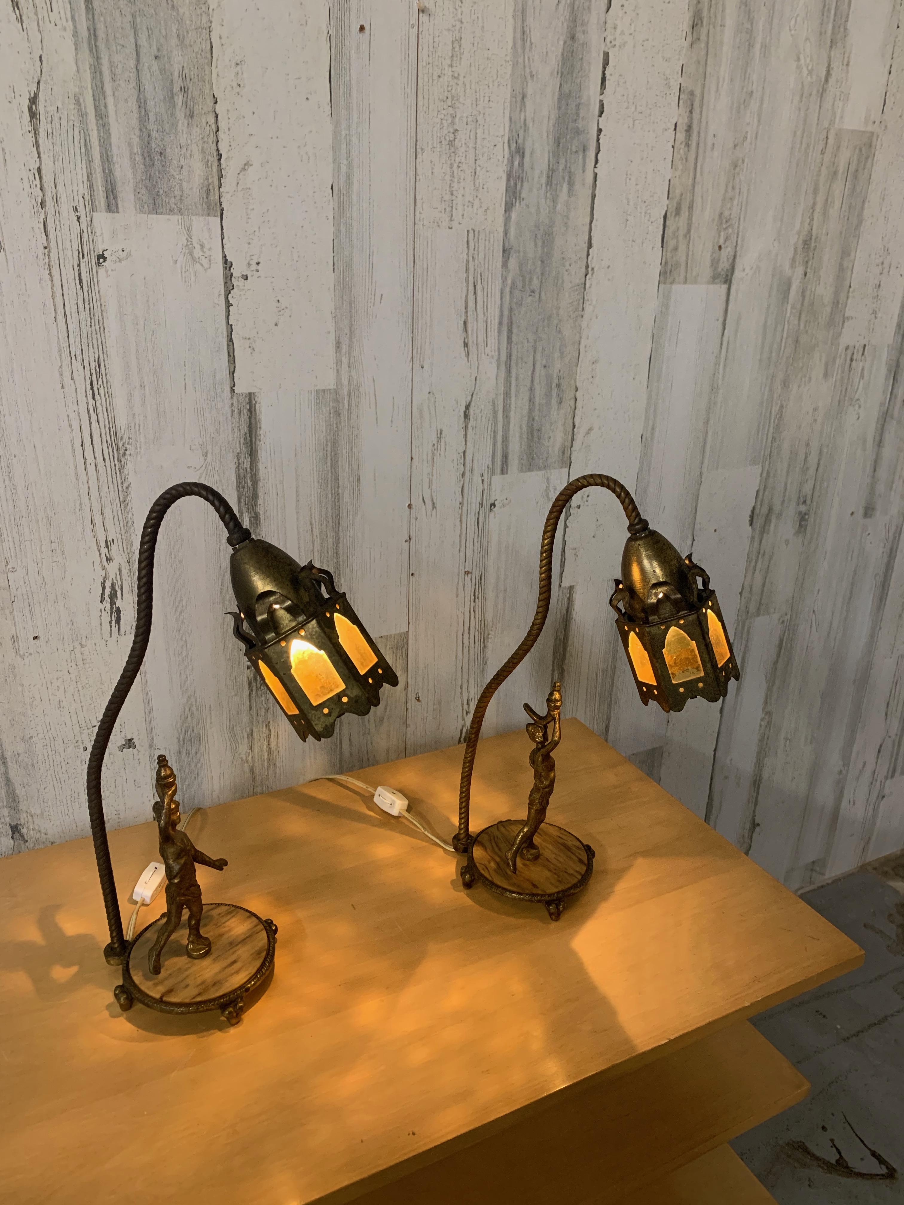 American Moroccan style Lantern Lamps For Sale