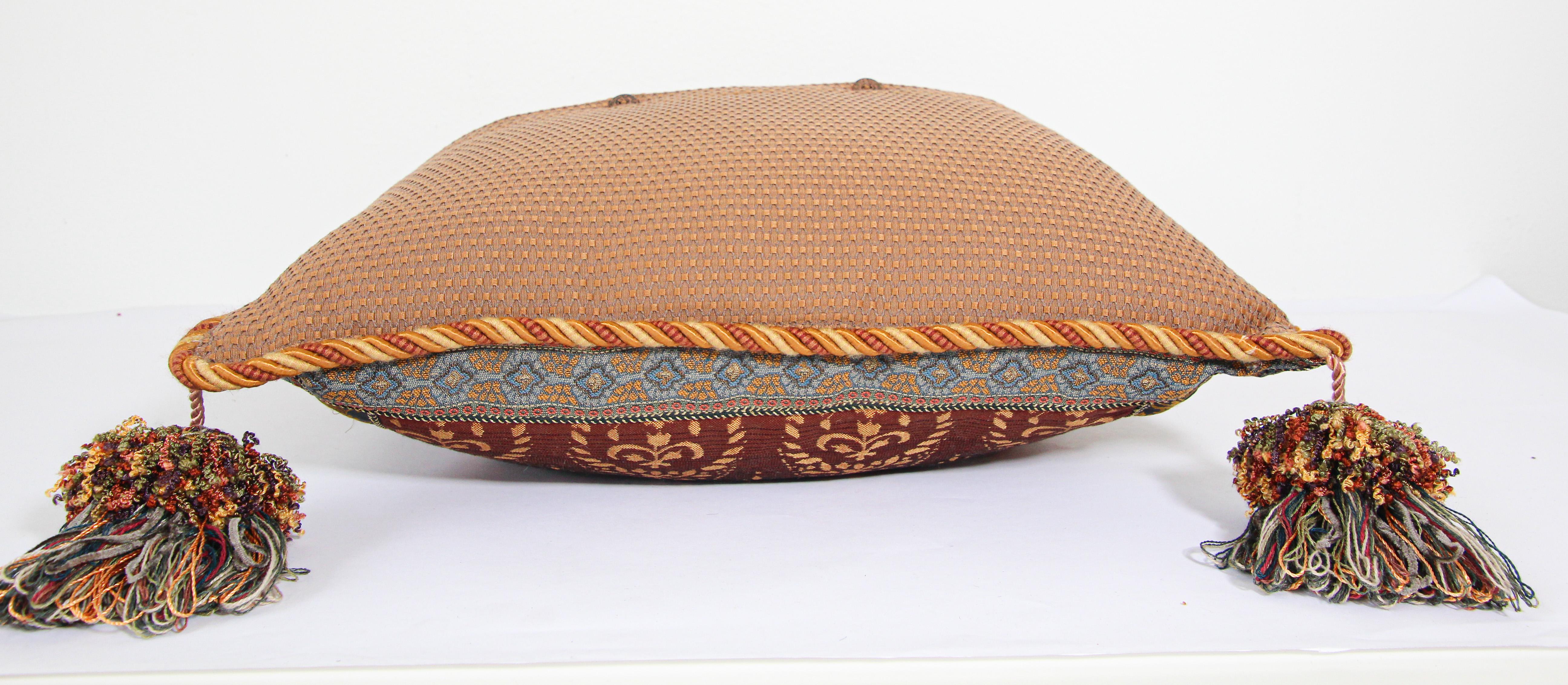 Silk Moroccan Style Throw Pillow by John Richard Luxe Pillow Collection