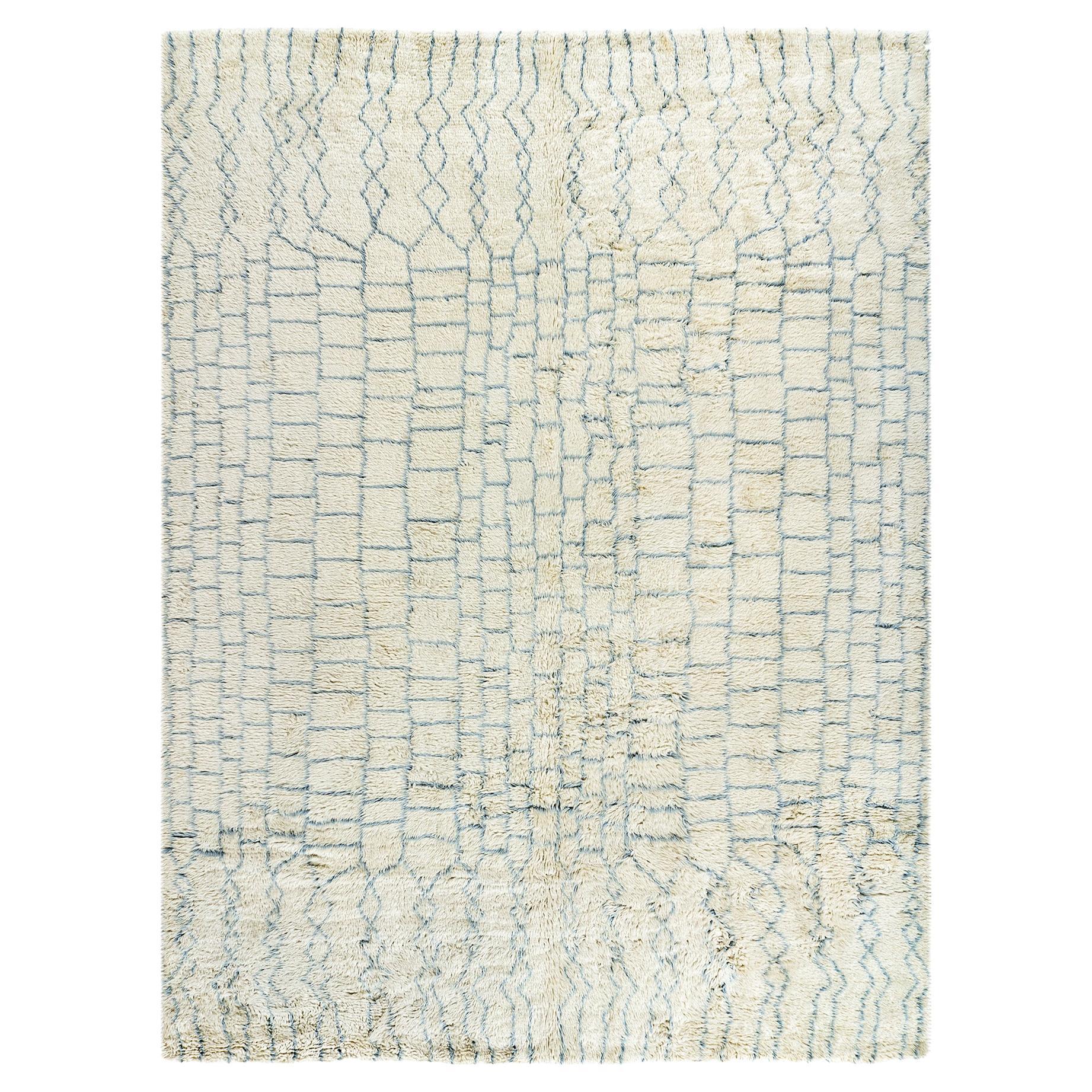 Moroccan Syle Fluffy Collection Rug  10'5 x 14'