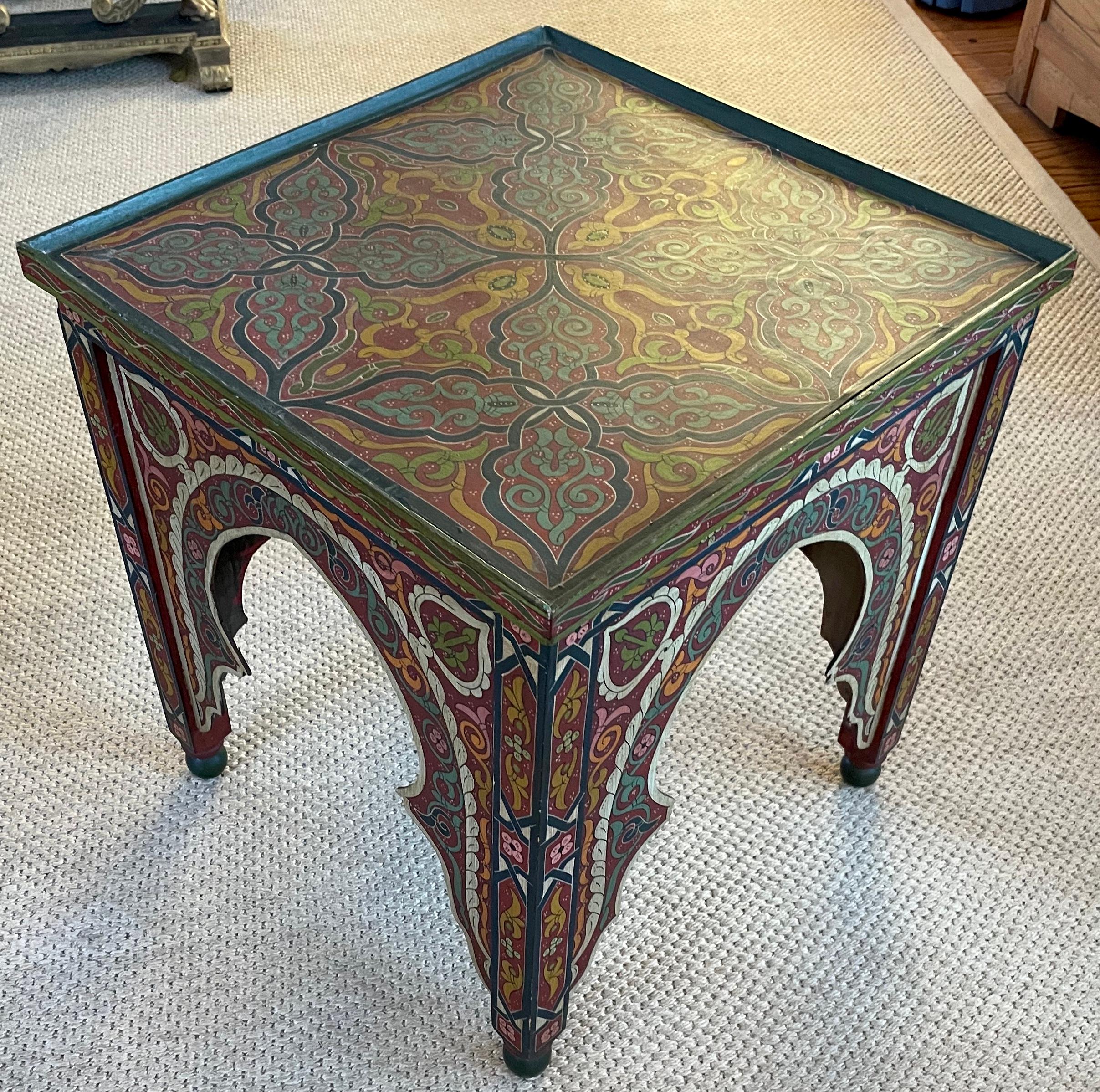 Wood Moroccan Table For Sale