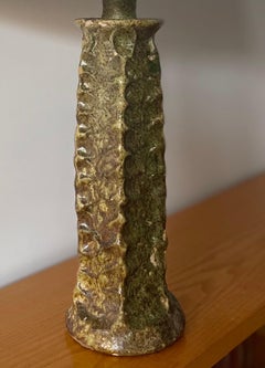 Moroccan Tamegroute Ceramic Lamp