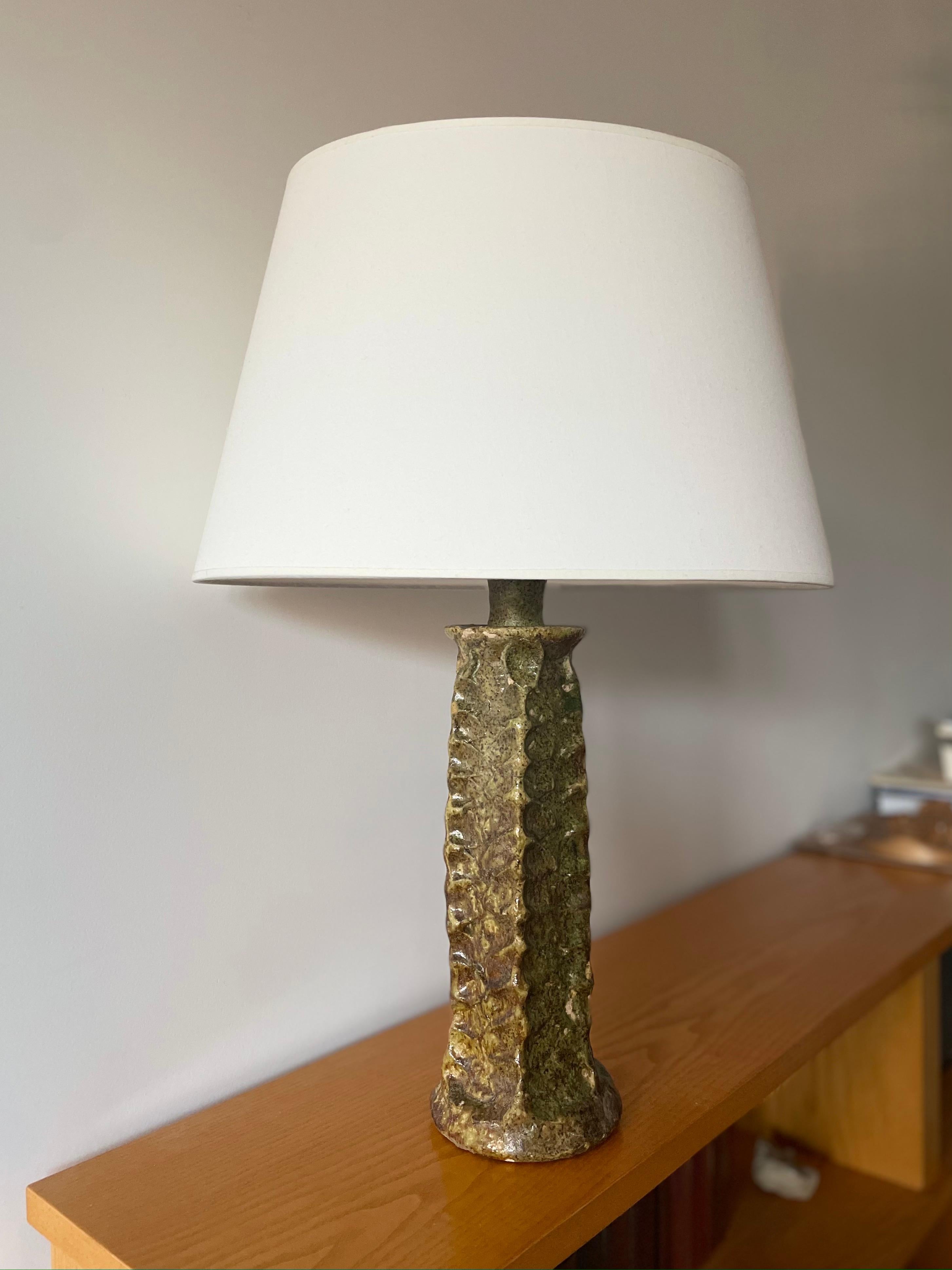 Lampe marocaine Tamegroute en céramique   Bon état - En vente à Saint ouen, FR