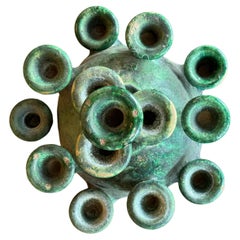 Moroccan Tiered Glazed Candlesticks